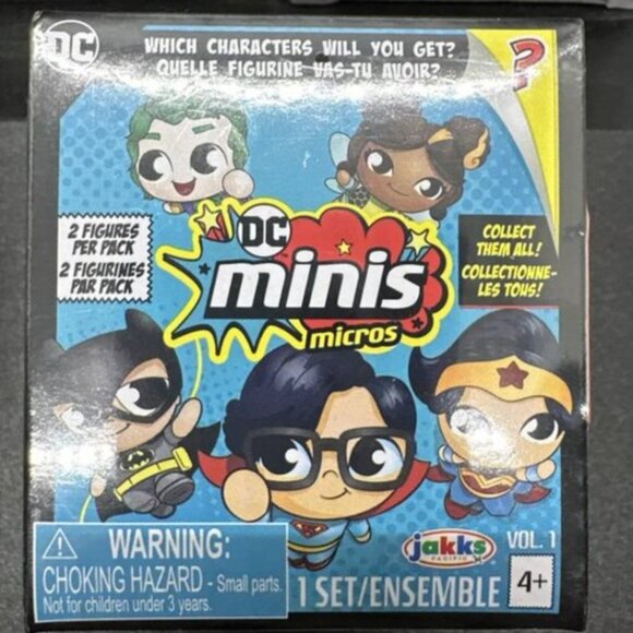 DC Minis Micros Mystery Blind Box Figures - 2 figures per box - Picture 1 of 4